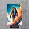 Hiker Metal Poster