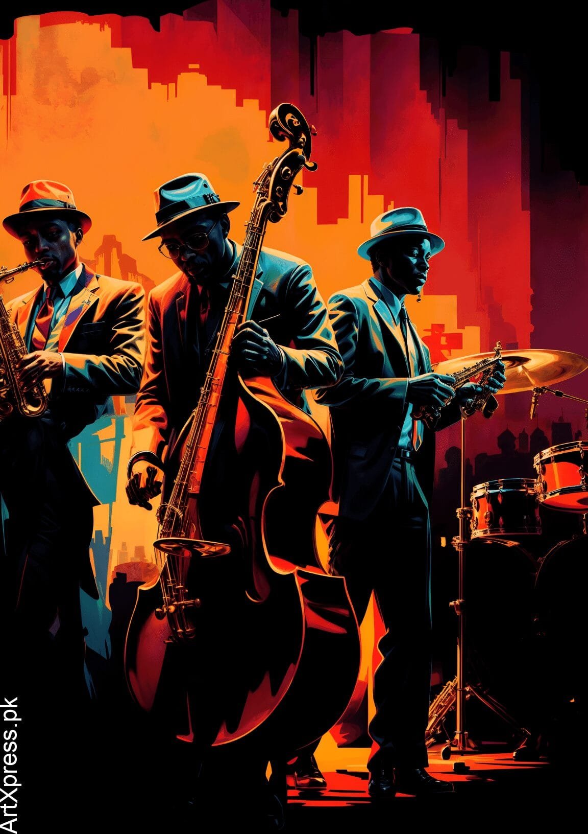 Jazz Concert Metal Poster