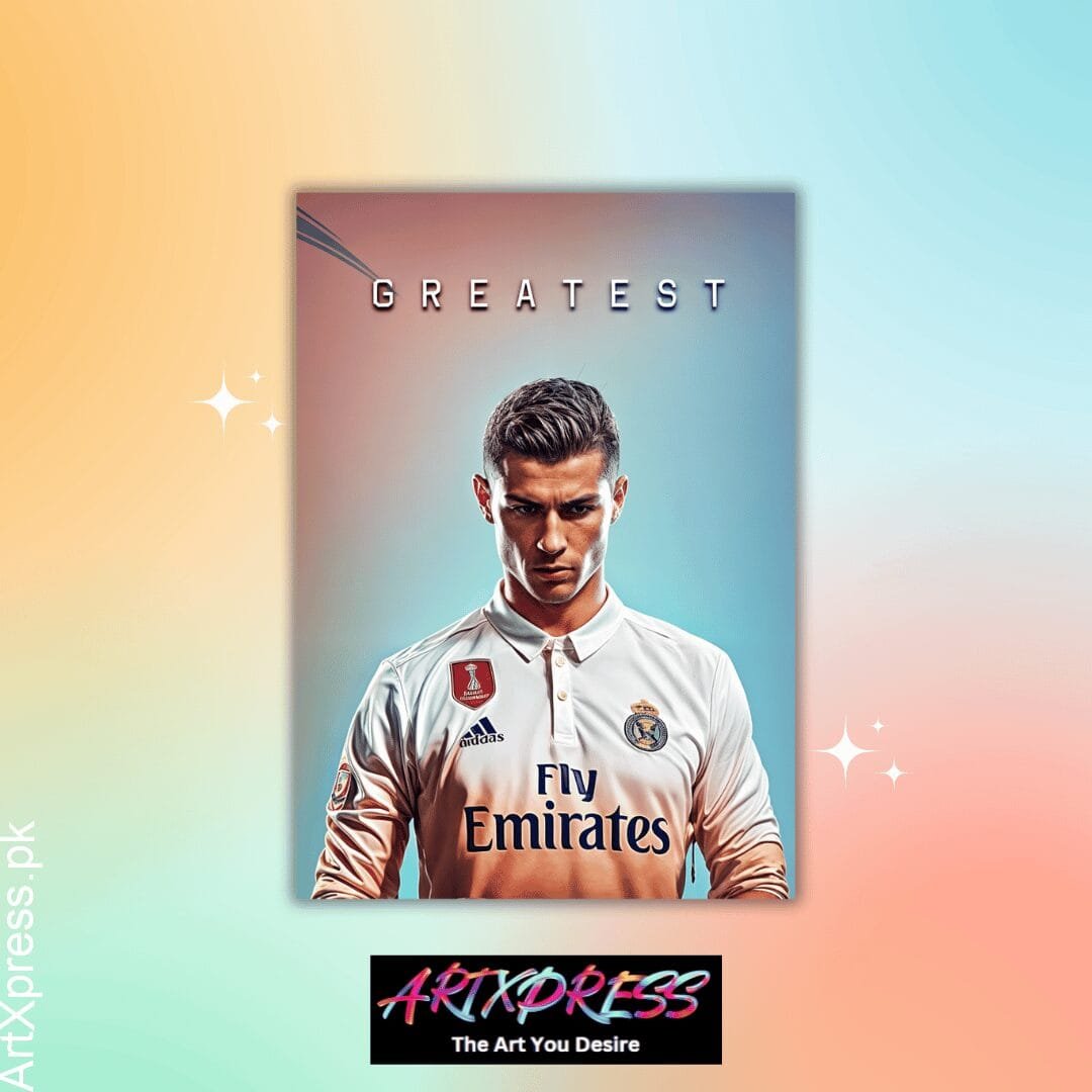 Ronaldo CR7 Metal Poster