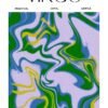 Virgo Star Sign Abstract Metal Poster
