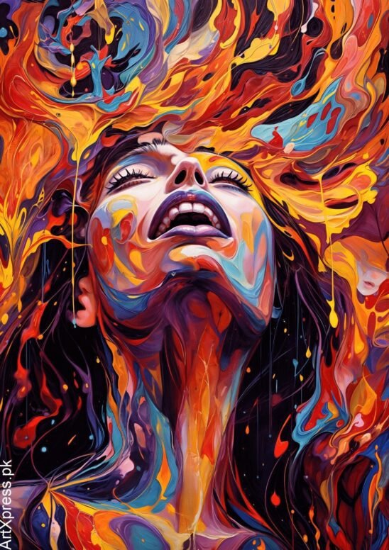 Women Ecstacy Metal Poster