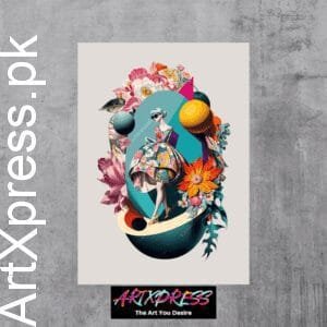 Fresh Flowers Metal Poster