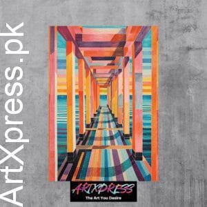 Seaside Piers Metal Poster