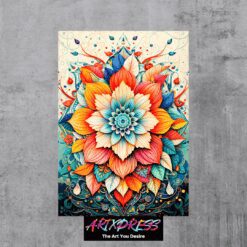 Mandala Abstract Metal Poster