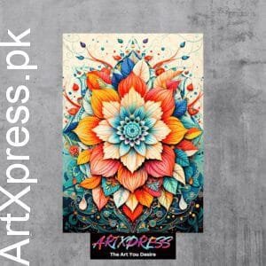 Mandala Abstract Metal Poster