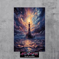 Lighthouse Metal Poster