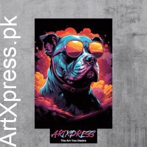 Mighty Pitbull Metal Poster