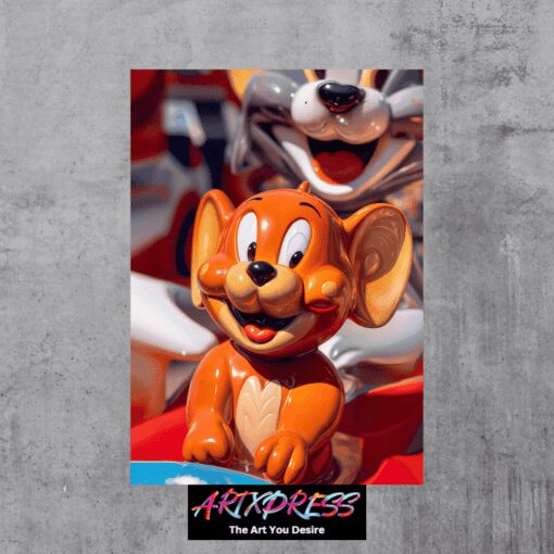 Tom & Jerry Metal Poster