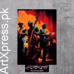 Jazz Concert Metal Poster