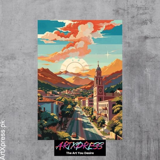 Honduras-Tegucigalpa Retro Metal Poster