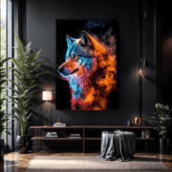 Wolf Digital Art | Metal Poster