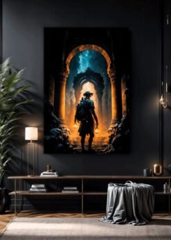 Explorer Man | Metal Poster