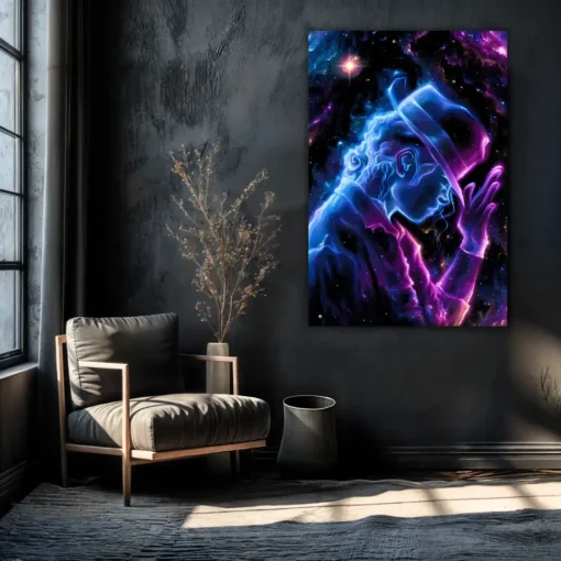 Michael Jackson Space Style | Metal Poster