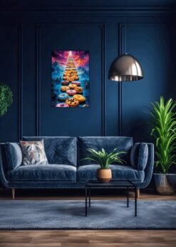 Colorful Donuts | Metal Poster