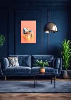 Colorful Geometric | Metal Poster