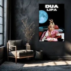 Future Nostalgia - The Dua Lipa | Metal Poster