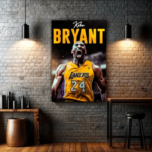 Kobe Bryant-LA Lakers | Metal Poster