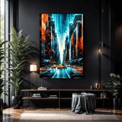 Modern City | Metal Poster