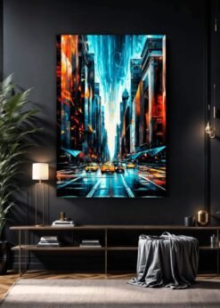 Modern City | Metal Poster