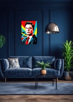 Elon Musk | Metal Poster