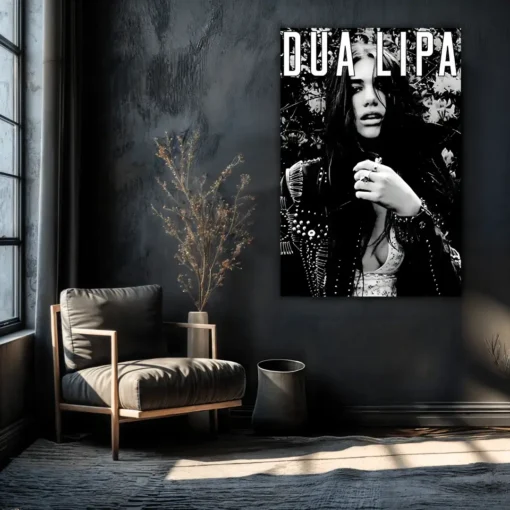 Dua Lipa Wall Art | Metal Poster