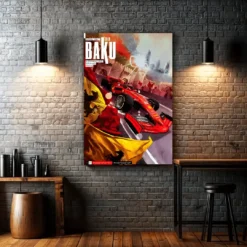 Baku Formula 1 | Metal Poster