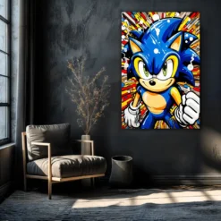 The Blue Hedgehog | Metal Poster