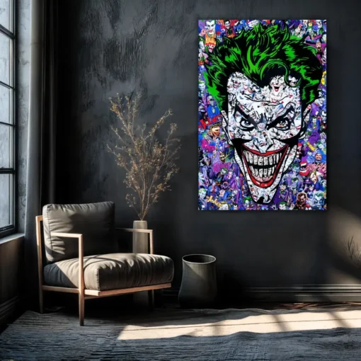 Classic Joker Artwork | Metal Poster