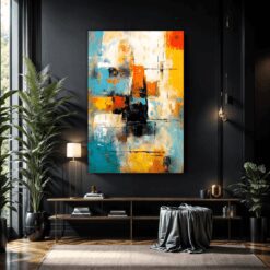 Warm Colors Painting | Metal Poster