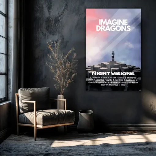 Night Visions-Imagine Dragons | Metal Poster