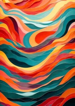 Abstract Painting | Metal Poster
