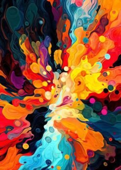 Abstraction Digital Art | Metal Poster