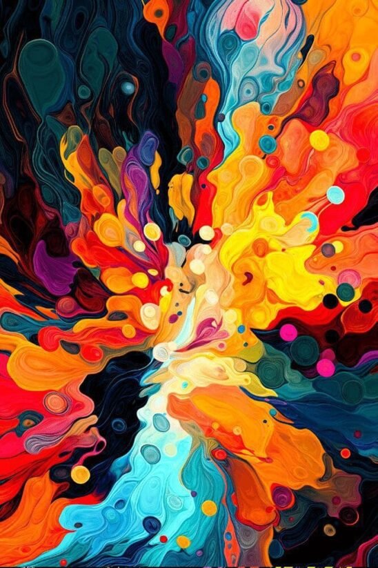 Abstraction Digital Art | Metal Poster