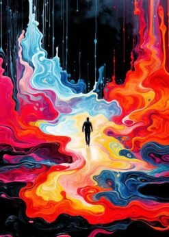 Alone Man | Metal Poster