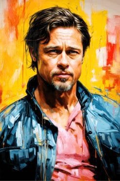 Brad Pitt | Metal Poster