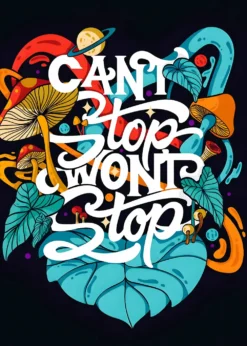 Can’t Stop Won’t Stop| Metal Poster