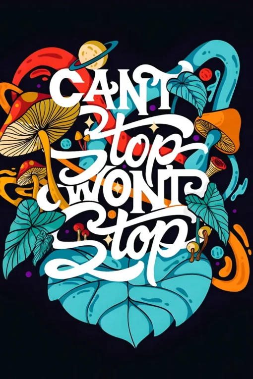 Can’t Stop Won’t Stop| Metal Poster