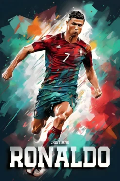 Christiano Ronaldo Portugal | Metal Poster