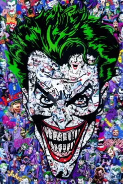 Classic Joker Artwork | Metal Poster