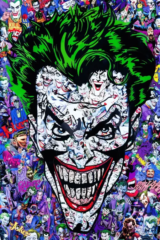 Classic Joker Artwork | Metal Poster