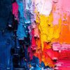 Colorful Oil Painted | Metal Poster