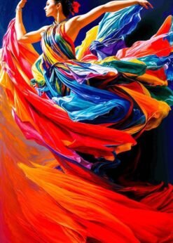 Dancing Woman | Metal Poster