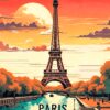 Eifel Tower | Metal Poster