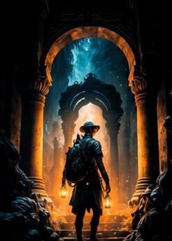 Explorer Man | Metal Poster