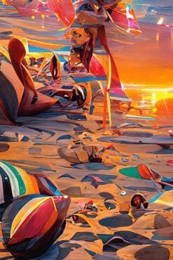 Fantasy Beach | Metal Poster