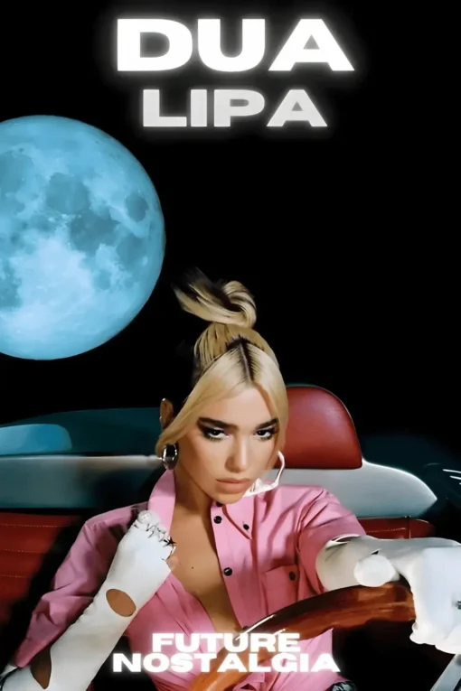 Future Nostalgia - The Dua Lipa | Metal Poster