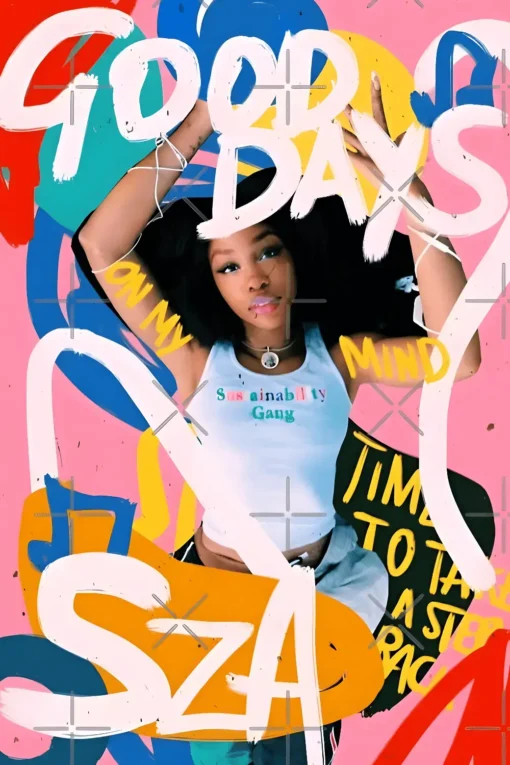 Good Days - SZA | Metal Poster