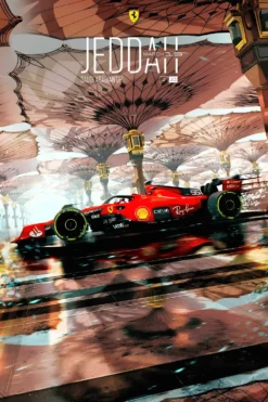 Jeddah Formula 1 | Metal Poster