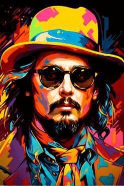 Johnny Depp | Metal Poster