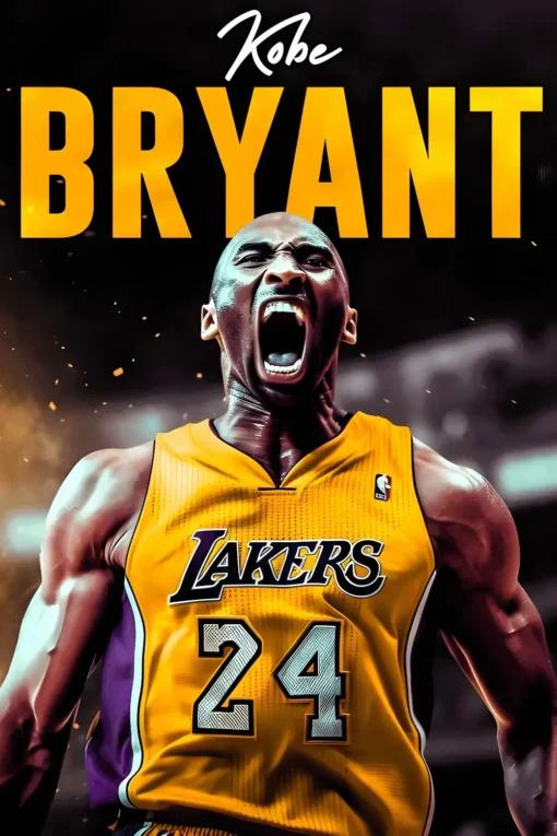 Kobe Bryant-LA Lakers | Metal Poster